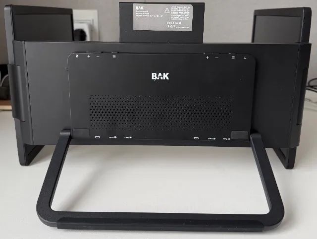 Monitor Portátil Duplo BAK 14 Polegadas Full HD IPS USB/USB-C/HDMI - 2 Telas - Foto 5