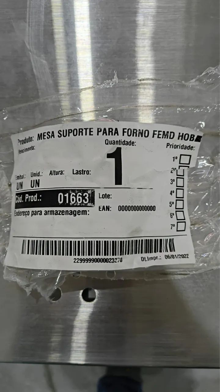 Mesa suporte para fornos combinados FEMD Hobart - Foto 2