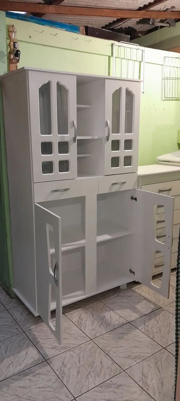 Lindo armário de cozinha branco  - Foto 2