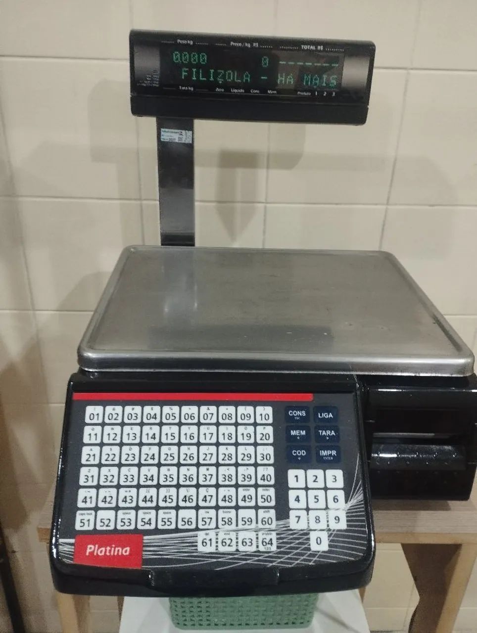 Balança com impressora Filizola 