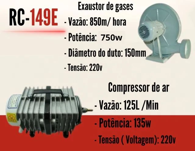 Máquina de corte a laser 140x90 100w nova, pronta pra trabalhar! - Foto 3