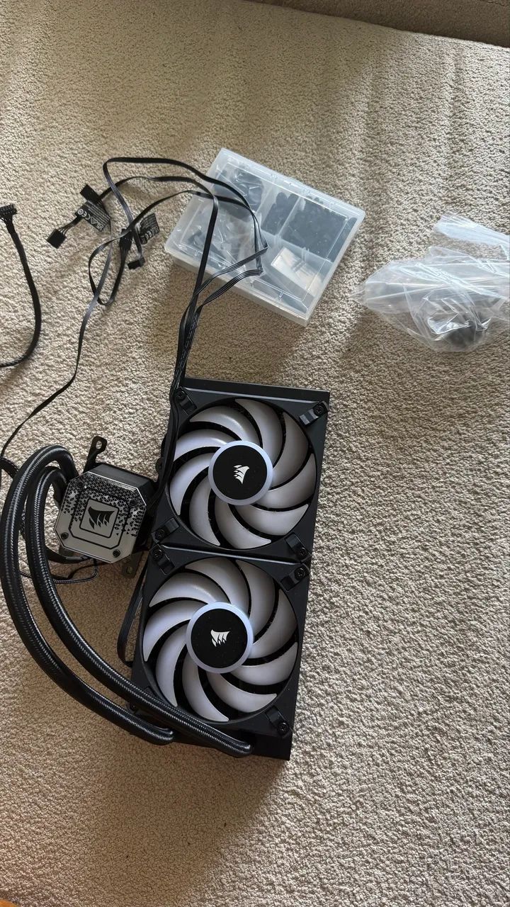 corsair liquid cooler icue h100i elite capellix 240mm - Foto 3