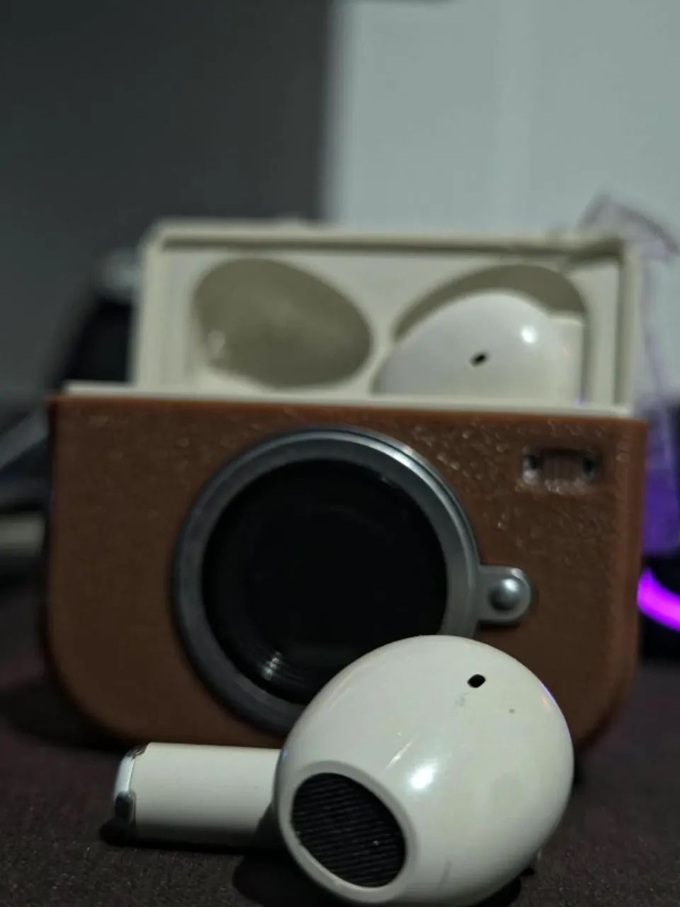 Fone de Ouvido TWS Estilo Retro Câmera - Foto 5
