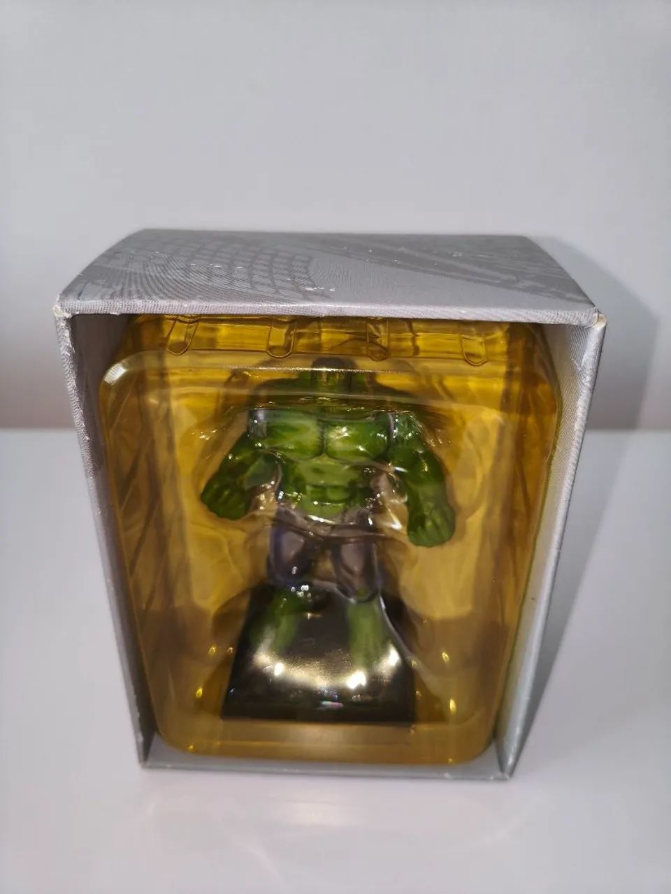 Miniatura Hulk Eaglemoss Marvel #32 Metal + Caixa + Fascículo - Foto 3