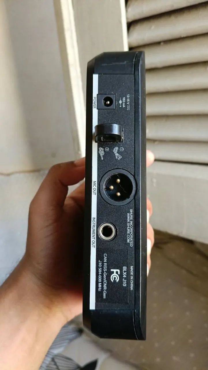 Base microfone shure original blx4 - Foto 3