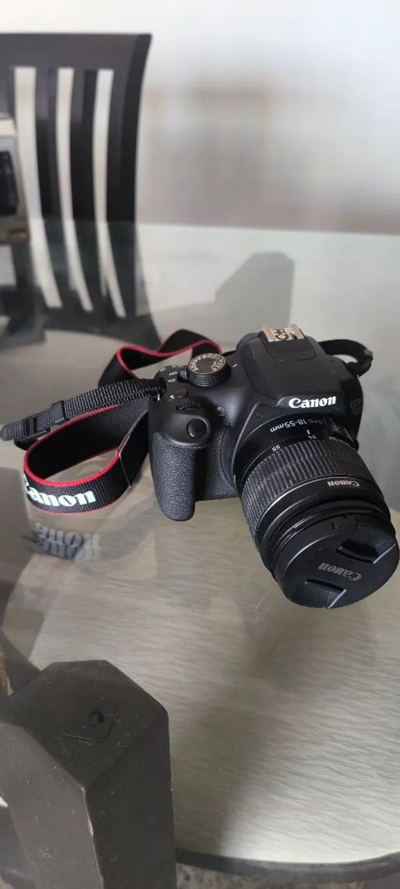 Câmera Canon Rebel T5 e kit de lentes 