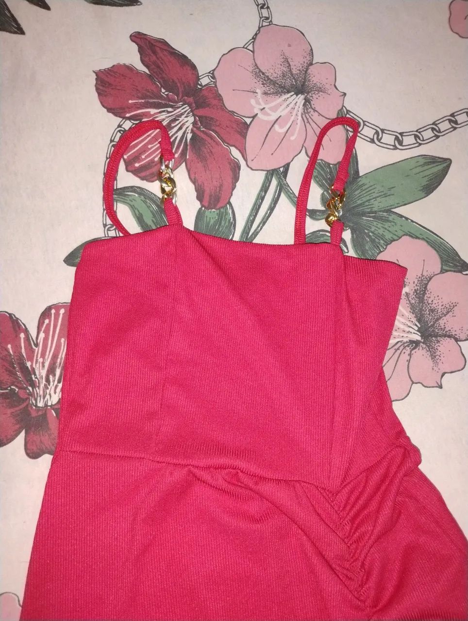 Vestido canelado 