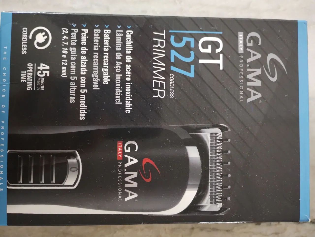 Gama GT 527 Italy Professional - Cordless Trimmer - Foto 4