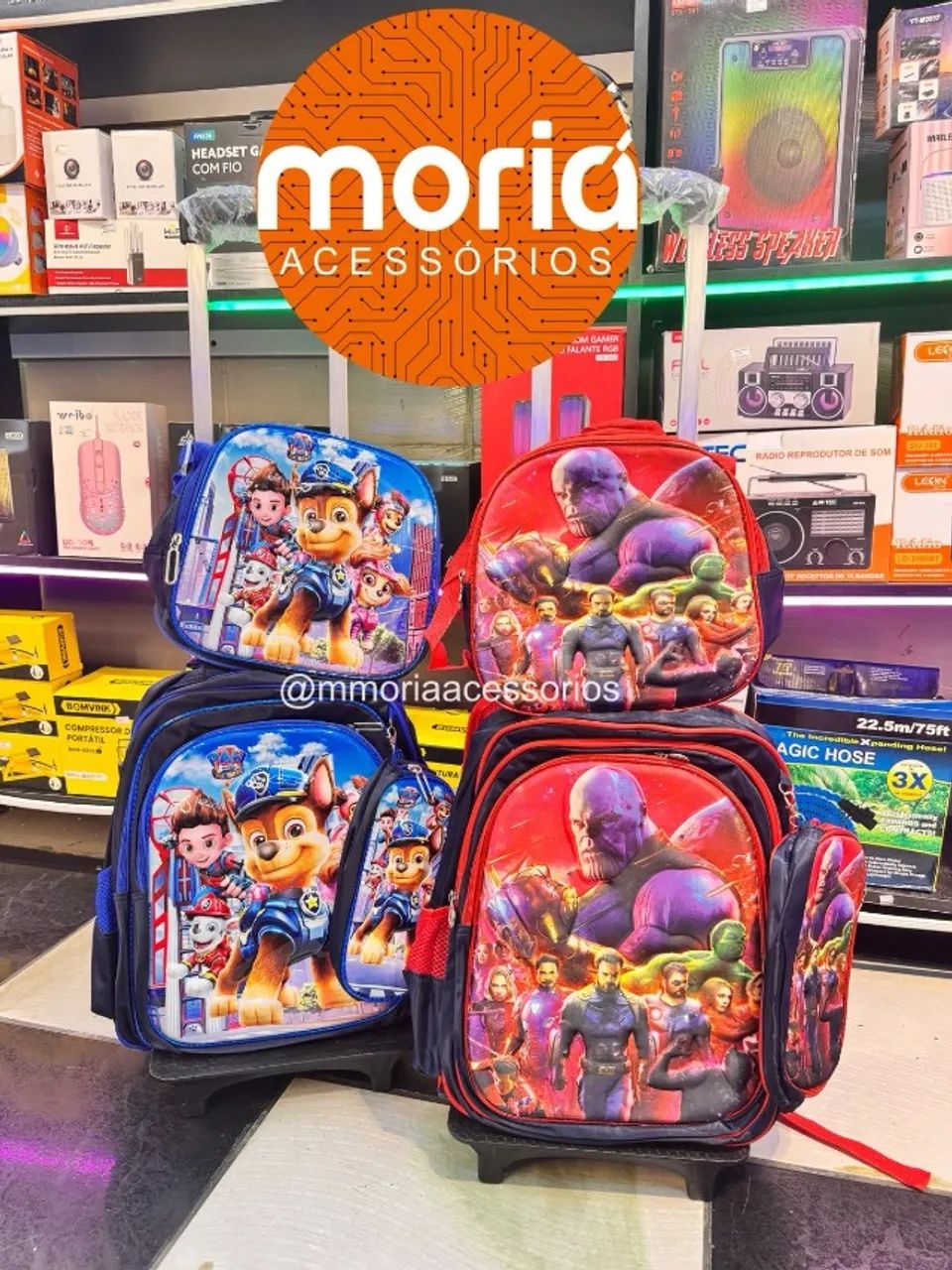 Mochila Escolar Infantil com Estojo e Lancheira Térmica  - Foto 3