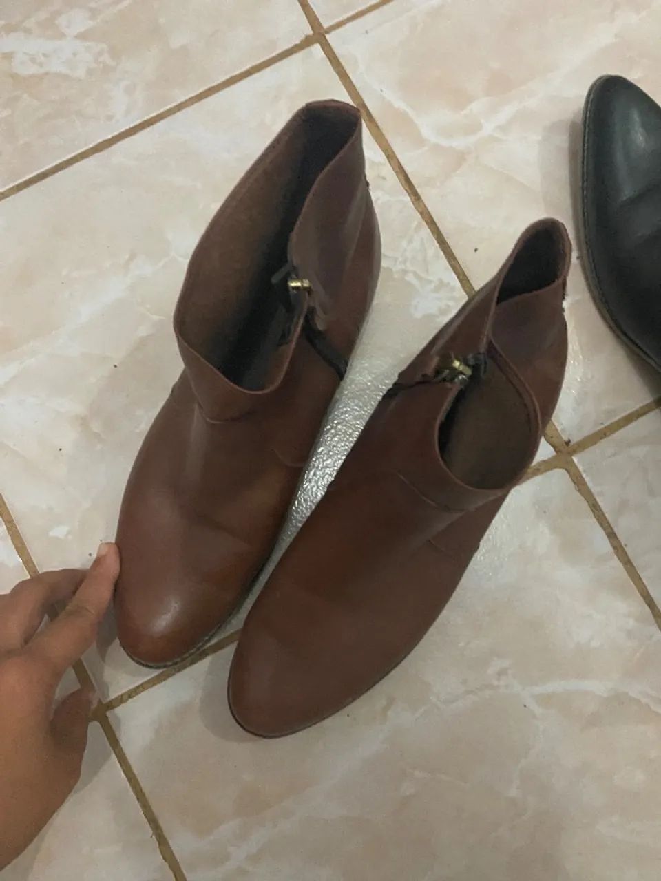 Bota de couro legítimo Wishin  - Foto 2