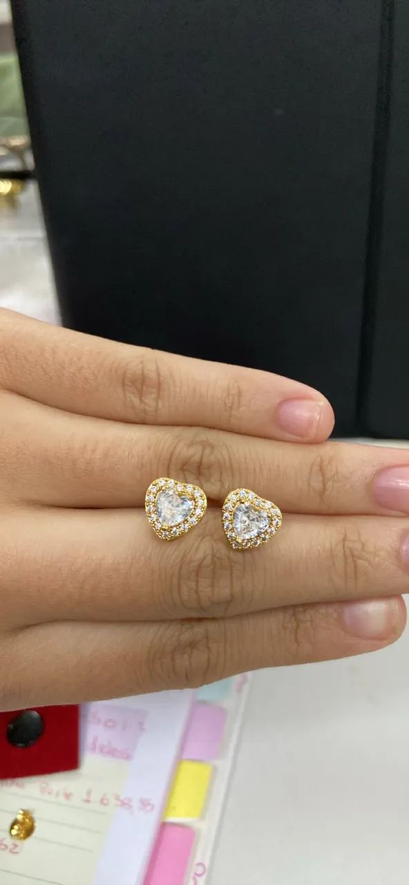 Brinco banhado a ouro 18k - Foto 2