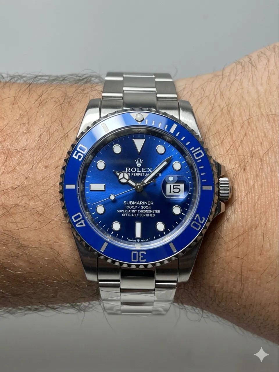 Relógio Masculino na cor Azul Lindo