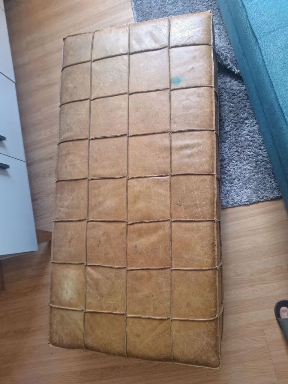Puff Em Couro Legítimo - Foto 5