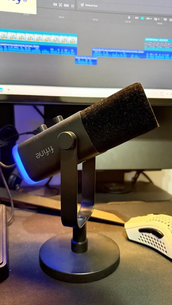 FIFINE AM8 - Microfone Dinâmico USB/XLR para PC, Podcast e Streaming - Foto 4