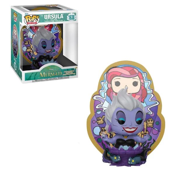 Funko Pop Deluxe Ursula Vitral #1638 - A Pequena Sereia Original Disney