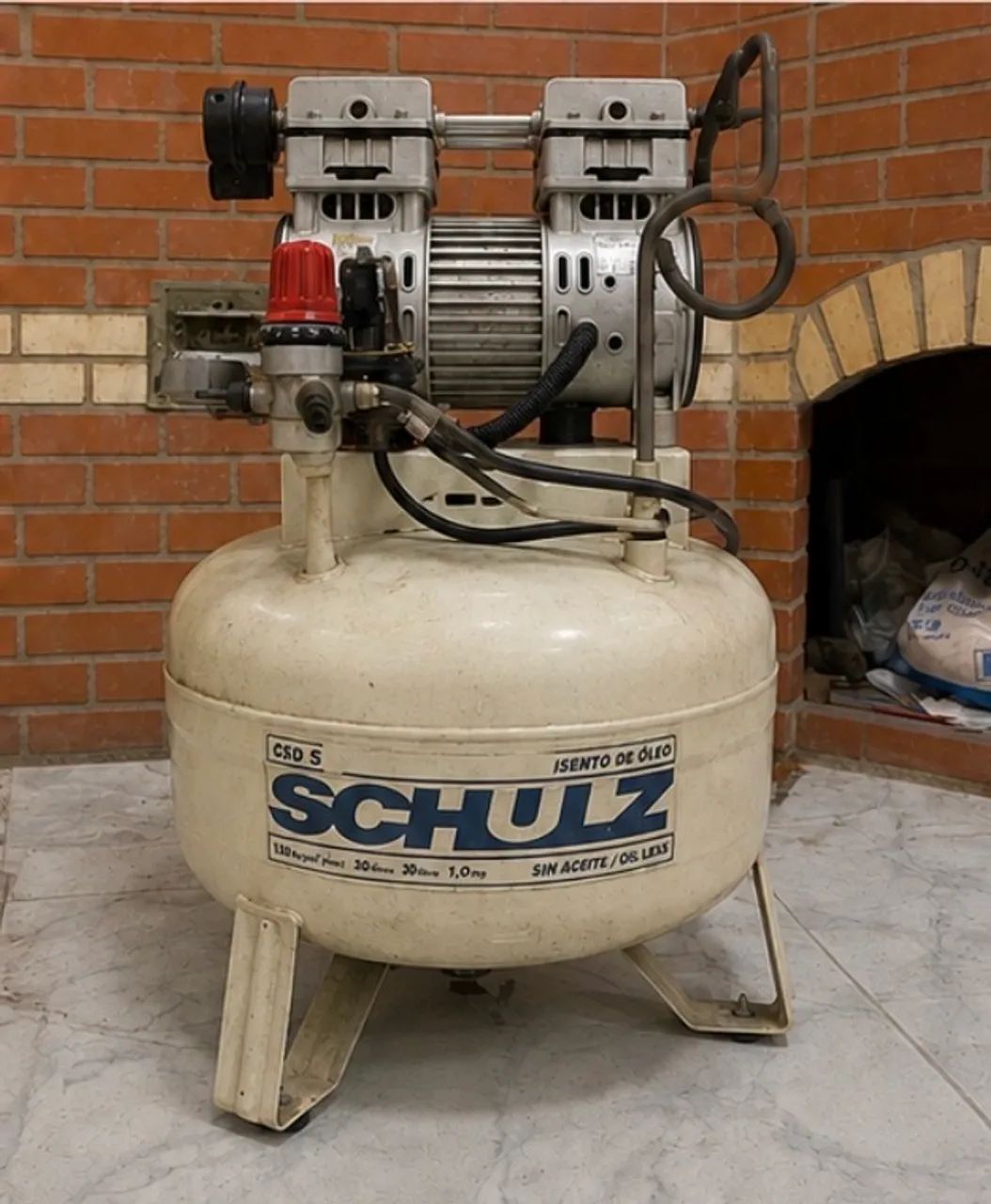 Compressor Schulz CSD 5/30 30L 1HP - Funcionando Perfeitamente