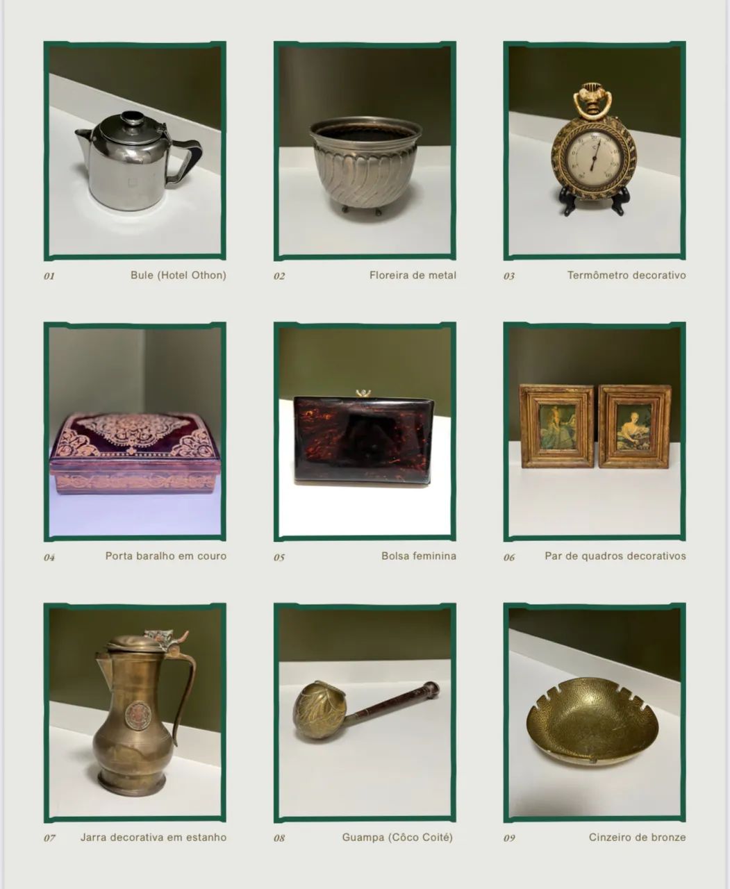 Catálogo de Peças Vintage 