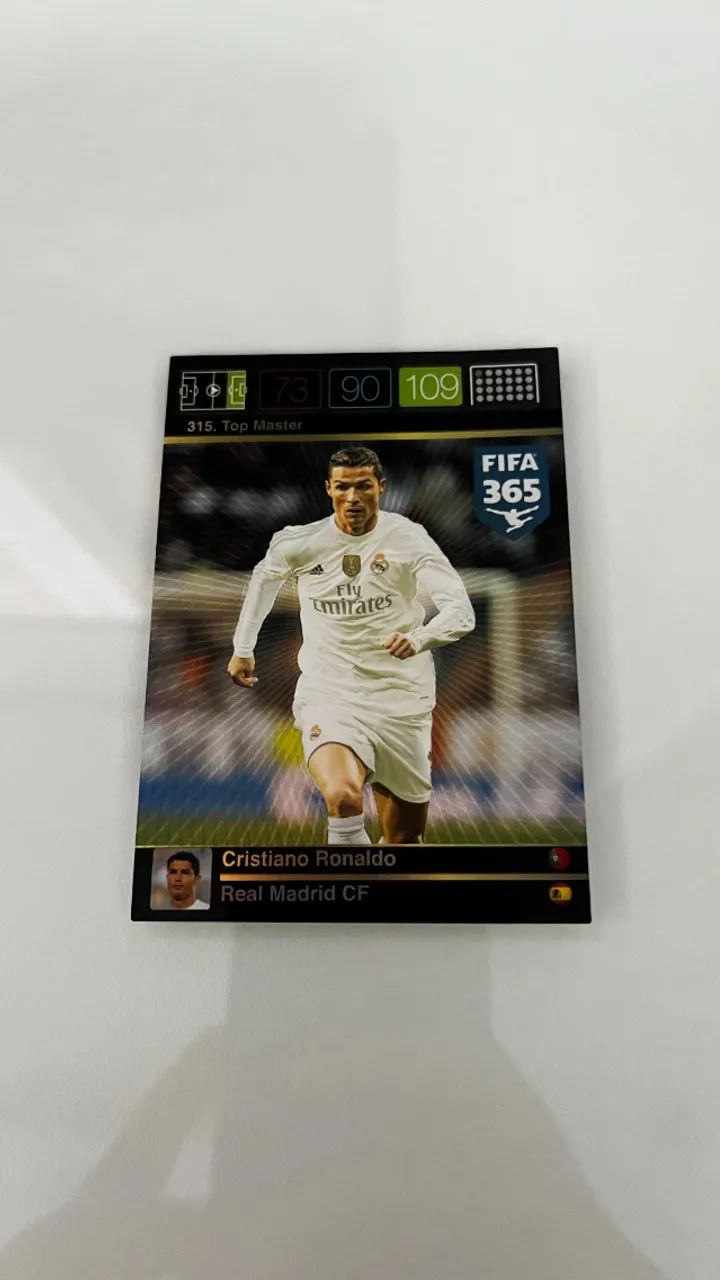 Relíquia! Card Cristiano Ronaldo Top Master #315 - Panini