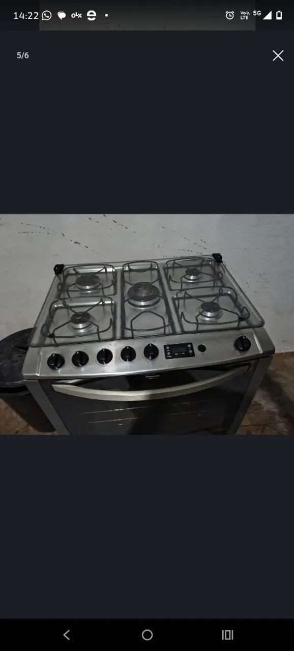 Fogão eletrolux 5 bocas  - Foto 4