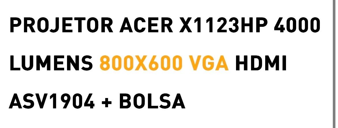Projetor Acer402624829572392963