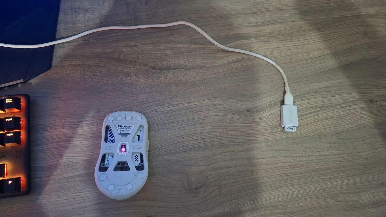 Mouse Pulsar X2h mini branco  - Foto 3