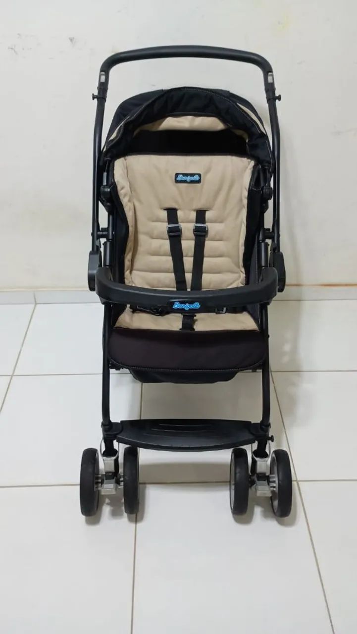 Carrinho de Bebê Burigotto Bege