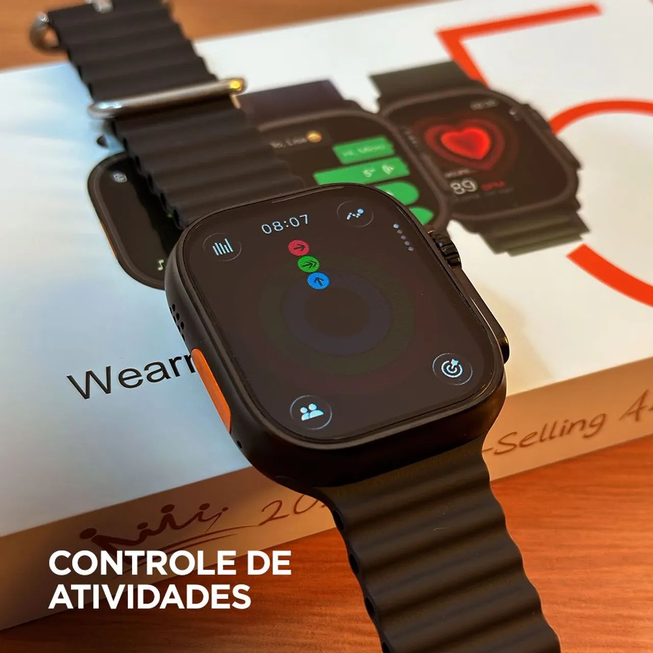 Smartwatch U5x original com garantia  - Foto 4