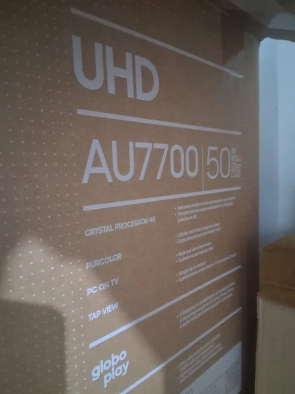 Smart TV Samsung 50 polegadas com display queimado (metade da tela congela) - Foto 3