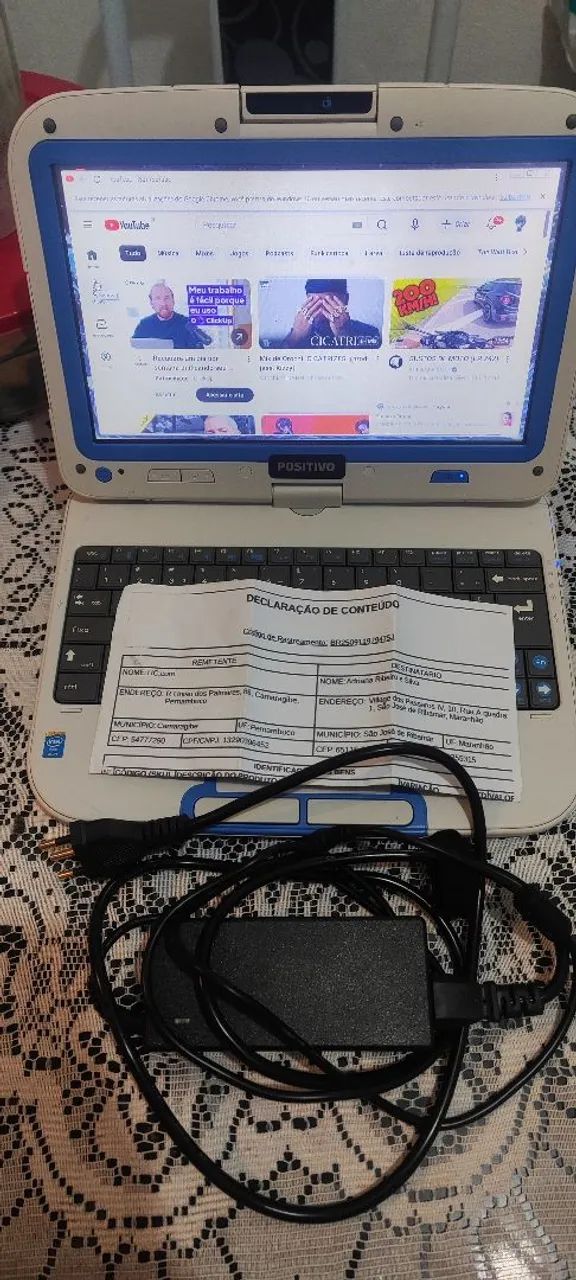 Vende Netbook 256+4g de memória ram 3 meses com nota fiscal 