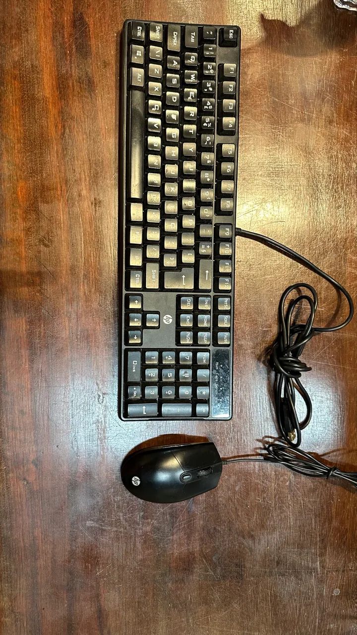 KIT MOUSE E TECLADO HP