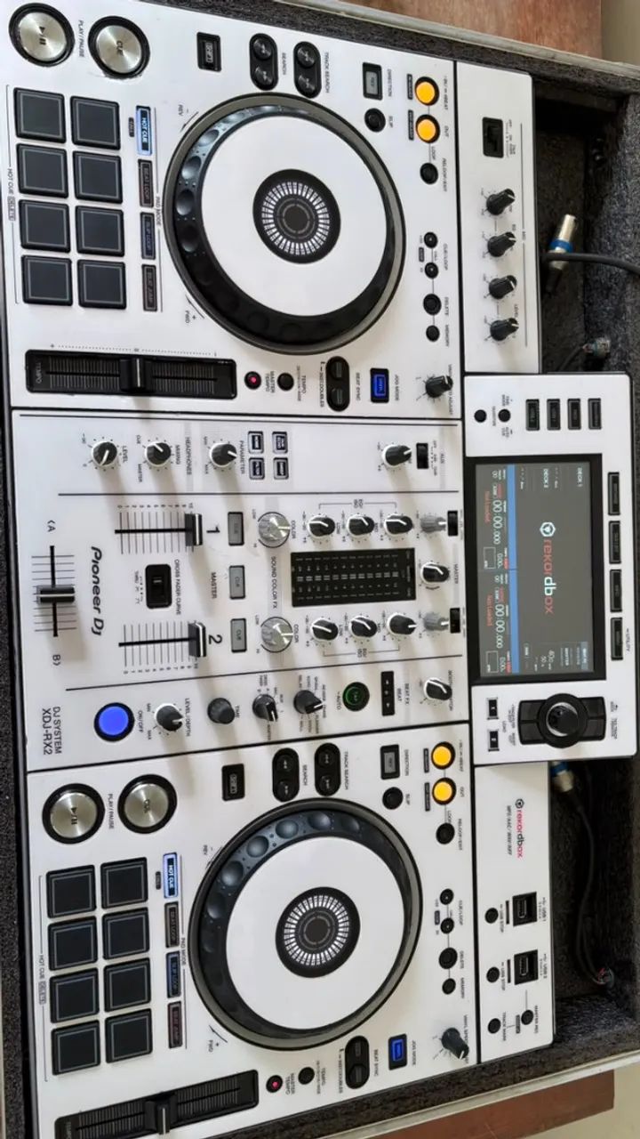 Controladora XDJ RX 2 Branca + HARD CASE TRANSPORTE
