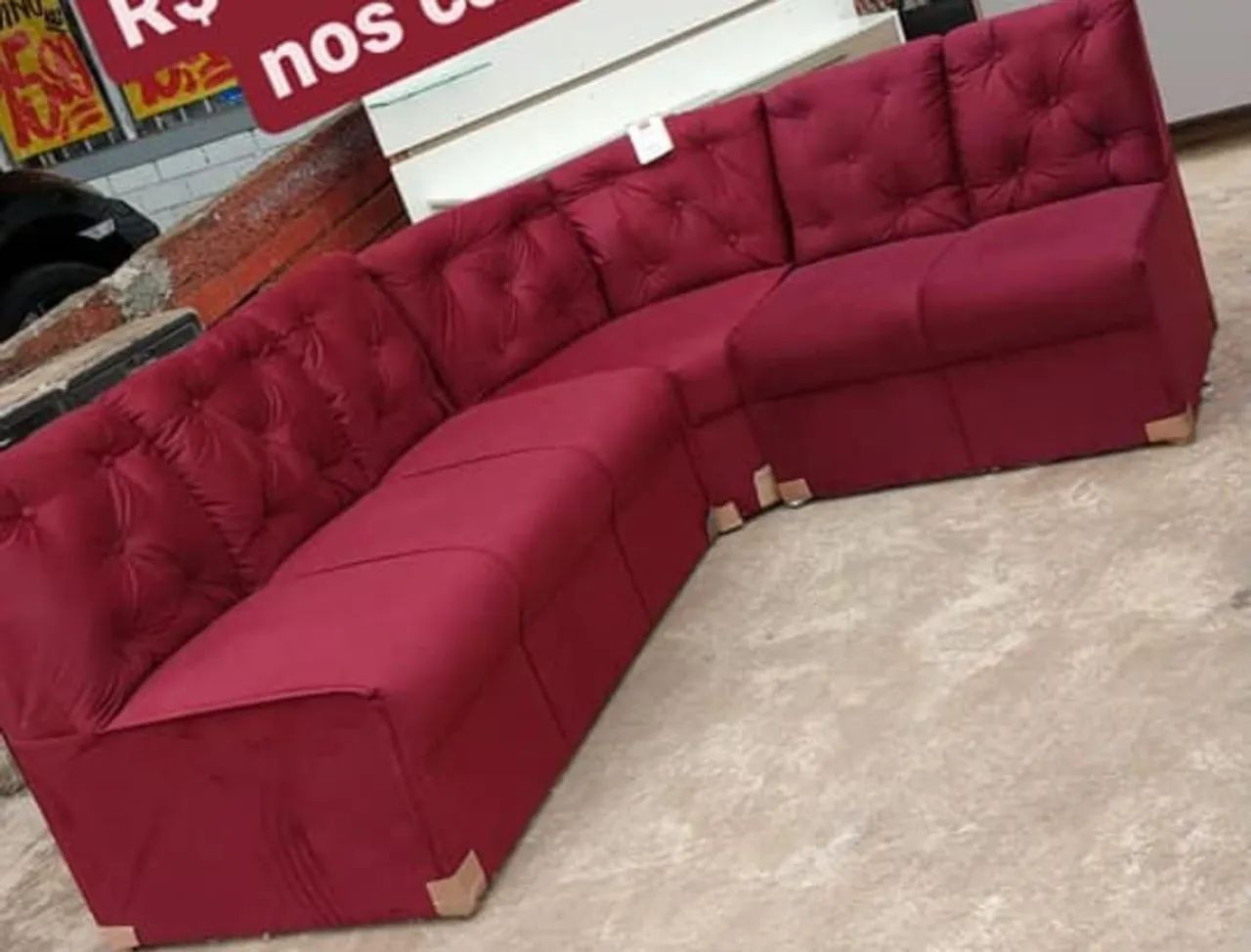 SOFA DE CANTO NOVO FRETE GRÁTIS 630,00 