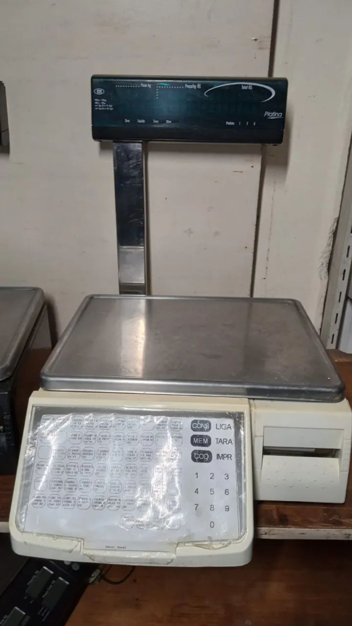 Balança eletrônica comercial de mercado  - Foto 2