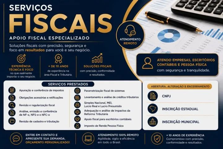 Serviços Fiscais e Tributários | CNPJ, Impostos e Regularização