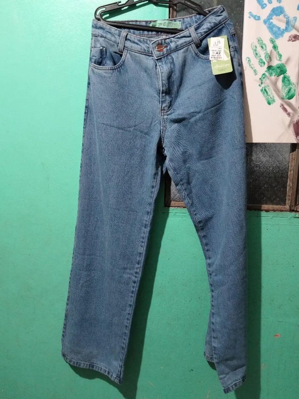Calça wide leg jeans - Foto 2