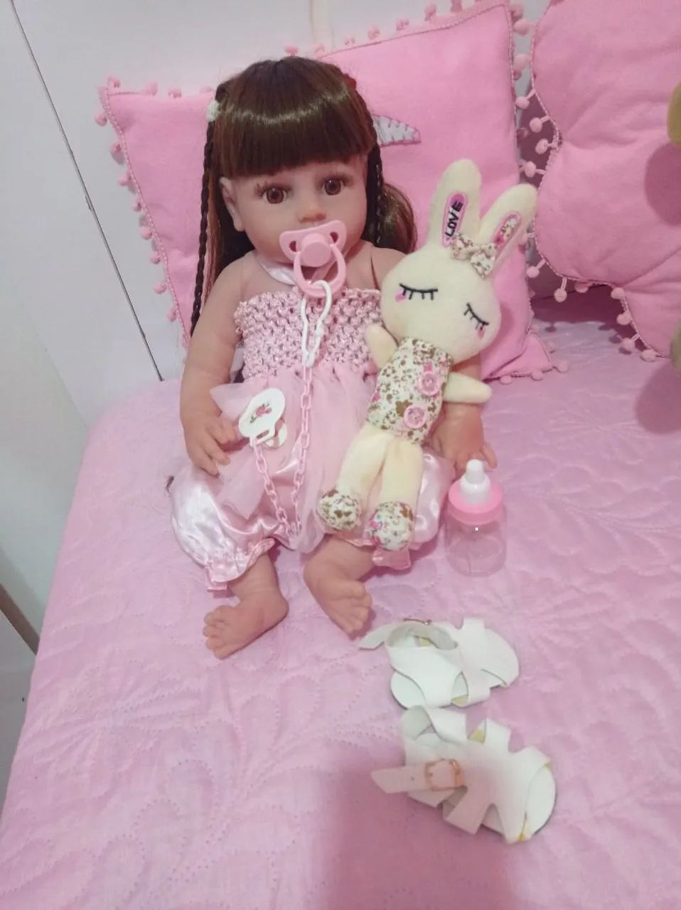 Bebê reborn com carrinho  - Foto 3
