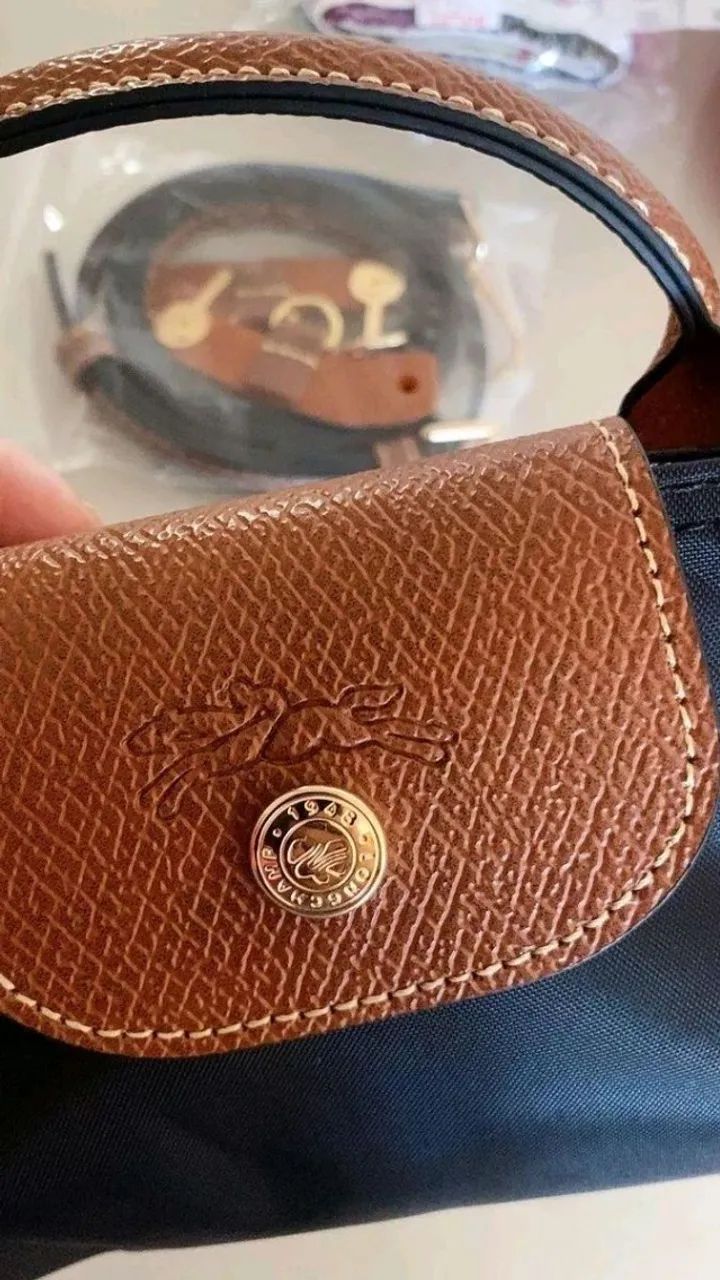 Longchamp Clutch Le Pliage preta - Foto 4