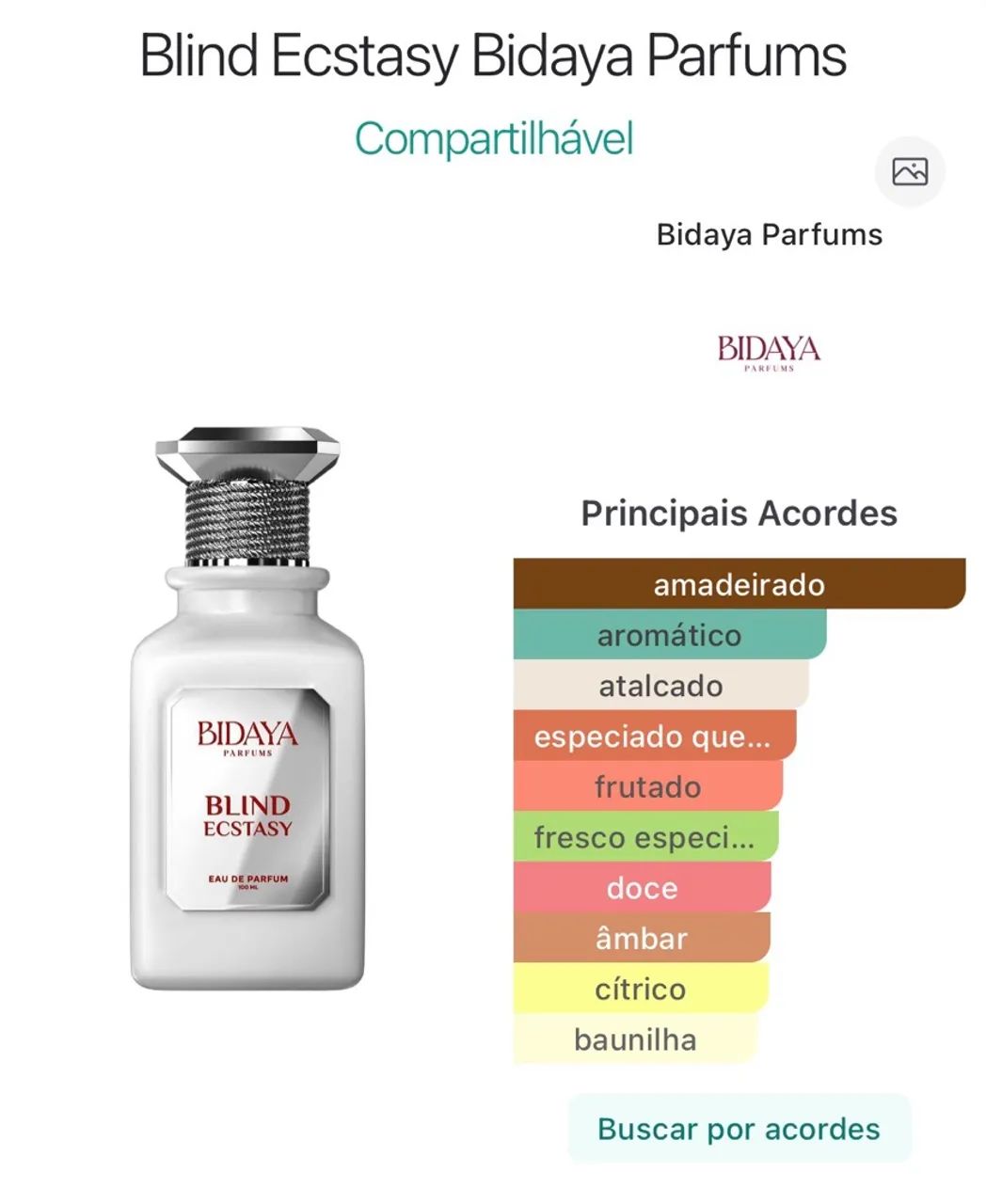 Perfume Bidaya Blind Ecstasy - Foto 2