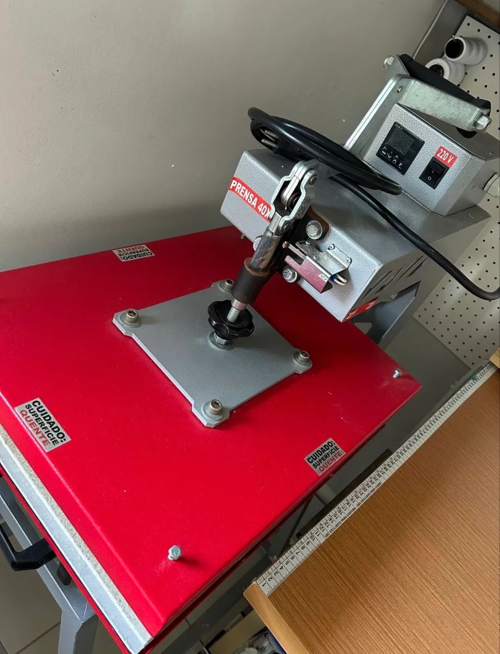 Prensa térmica de gaveta para sublimação 40x50cm teflonada - Foto 2