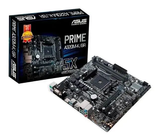 Placa Mãe Asus Prime A320m-k Br Socket Am4 (Com defeito)