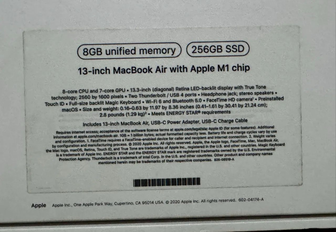 Macbook Air M1 8/256 - Foto 5