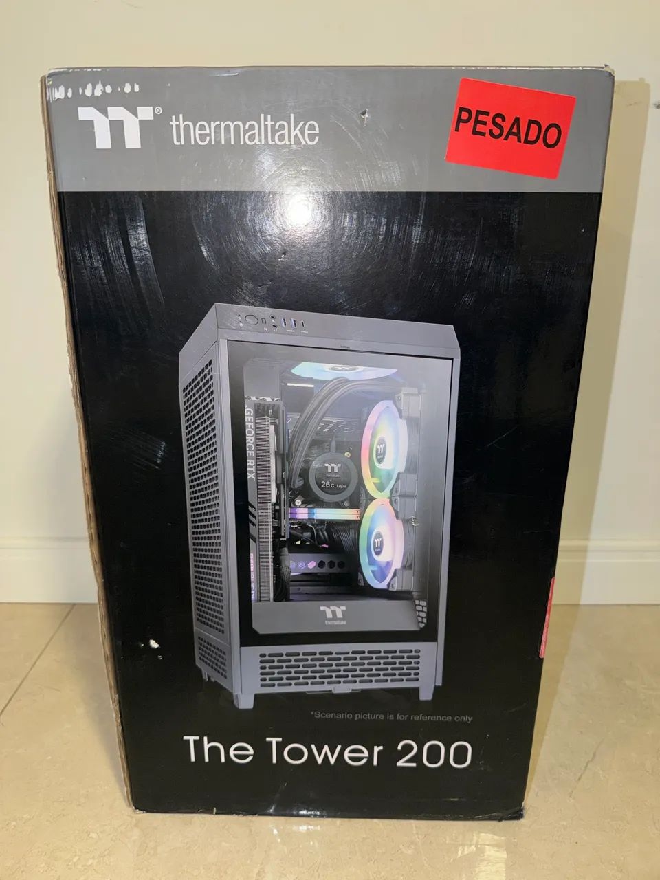 Gabinete Thermaltake The Tower 200 Black - LACRADO na caixa - Foto 2