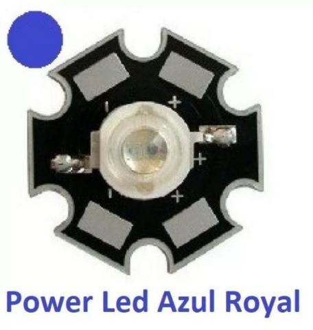 COD-CP294 5 Unid. Power Led Uv 1w Com Dissipador Estrela Arduino Automação Robotica