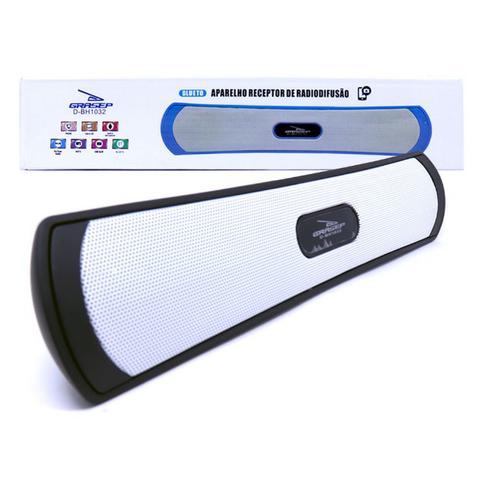 Caixa de Som Amplificada Portátil Bluetooth D-BH1032 Grasep Rádio Fm Pen Drive Mp3 - Foto 3