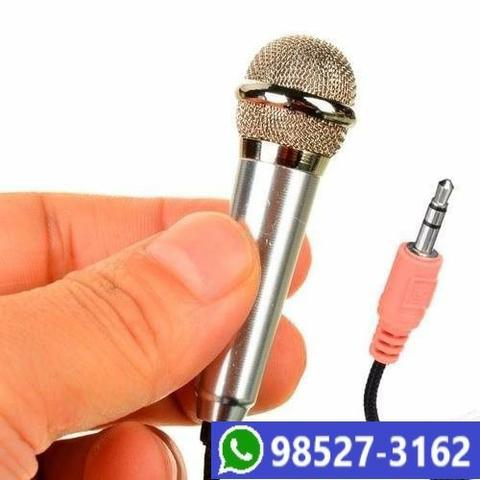 Mini Microfone Para Celular P2 Macho Kp-907