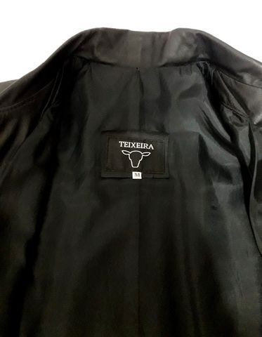 jaqueta de couro teixeira