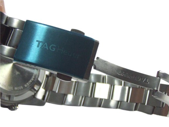Relogio Tag Auarecer Verde 44mm Pulseira Aço - Foto 5
