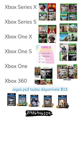 Jogos Xbox One e Xbox 360 ORIGINAIS!