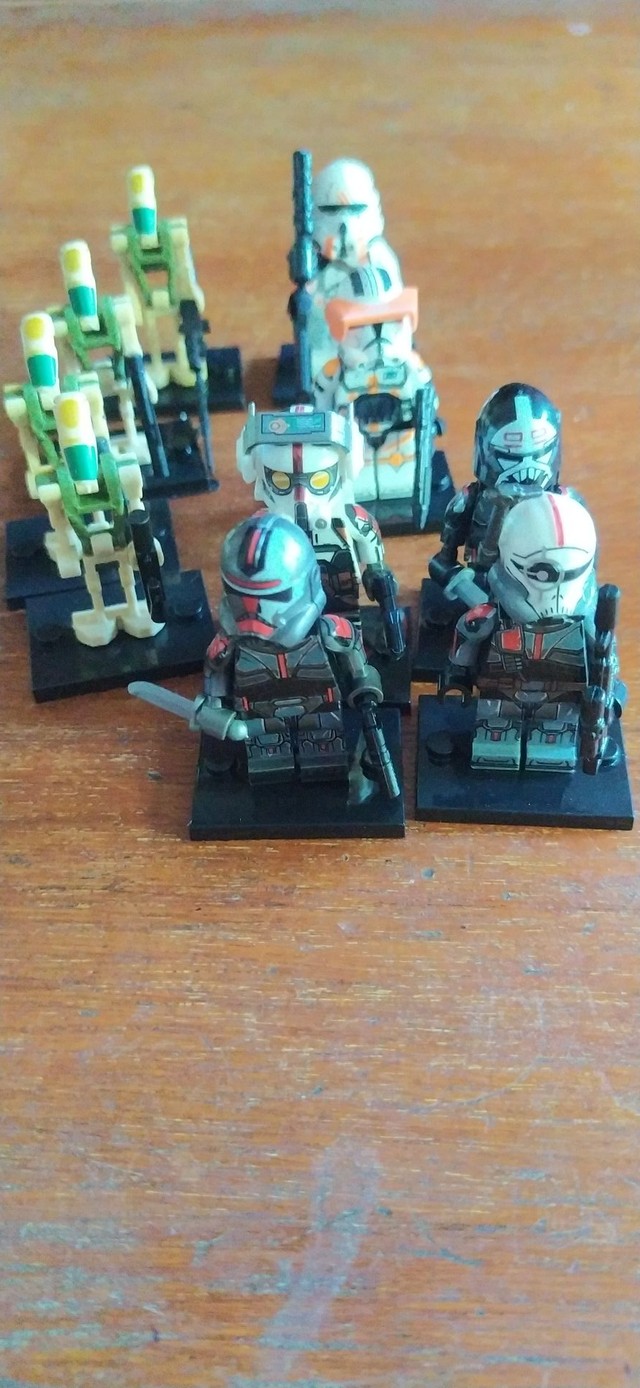 Lego star wars bad batch clone trooper + battledroid 10 unidades