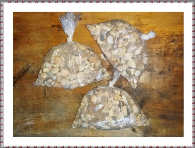 Seixo polido de rio - número 2 - Pacote com 3 Kg - Foto 4